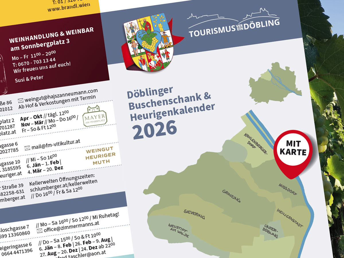 Der Döblinger Heurigenkalender 2026